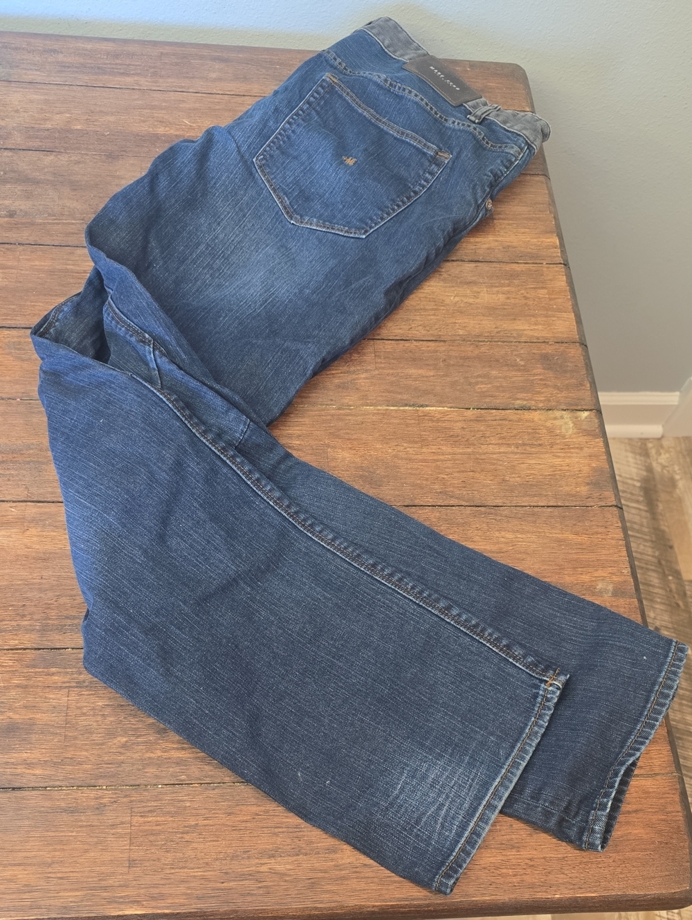 Marc Ecko Straight Fit Dark Blue Jeans